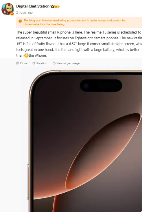 Realme 15t 3