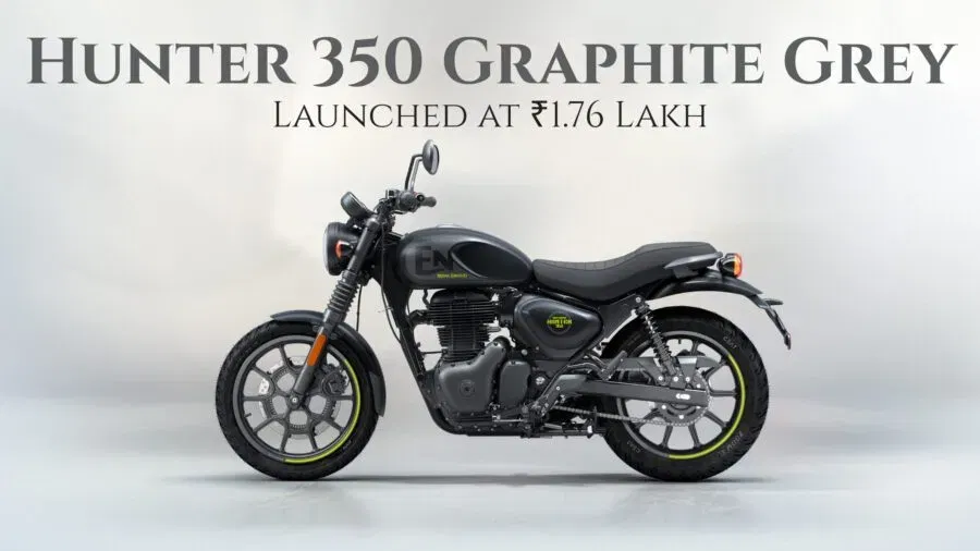 Royal enfield hunter 350 graphite grey