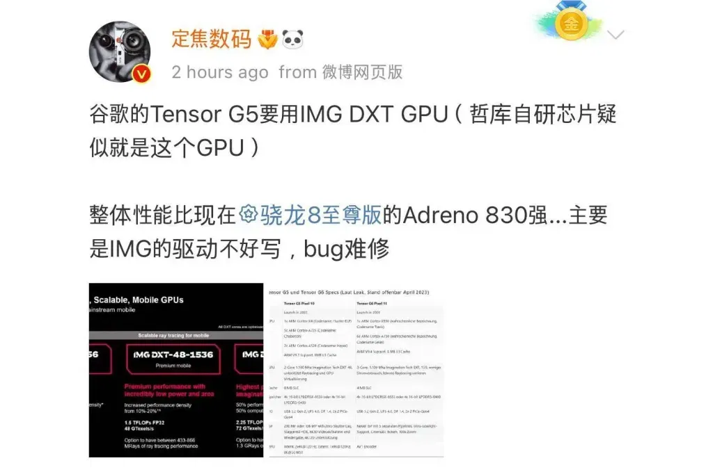 Tensor g5 3
