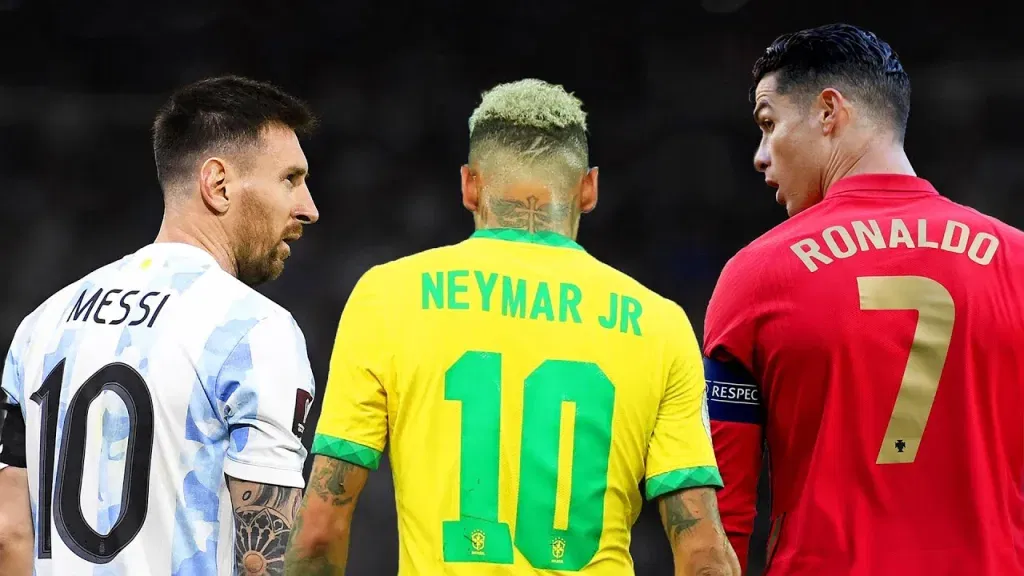 Neymar ronaldo messi