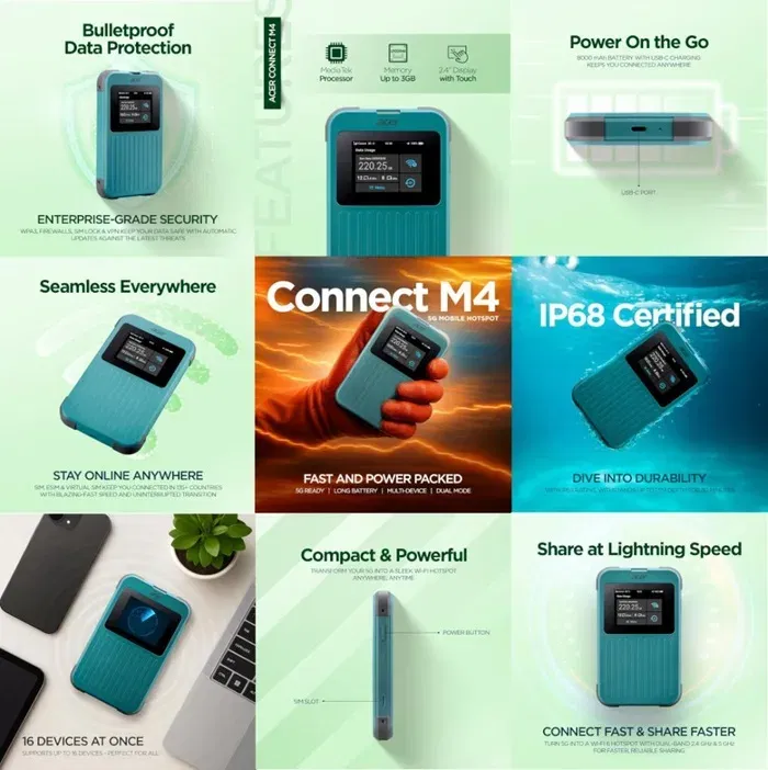 Acer connect m4 5g 2