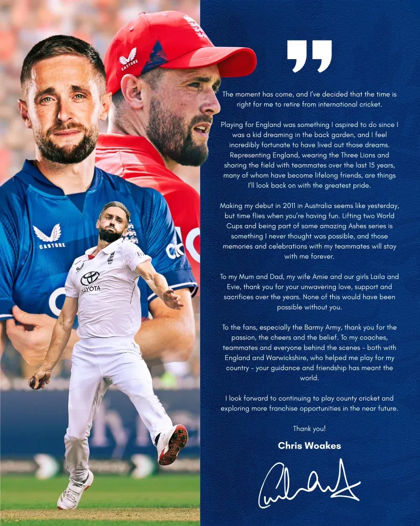 Chris woakes statement