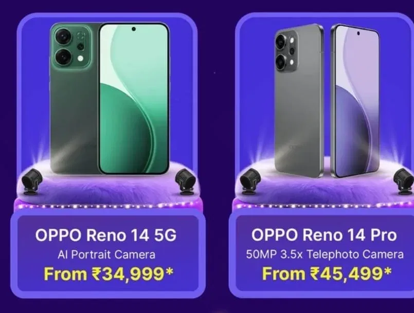 OPPO Smartphone Mega Deals: Flipkart Big Billion Days 2025 Brings Massive Savings