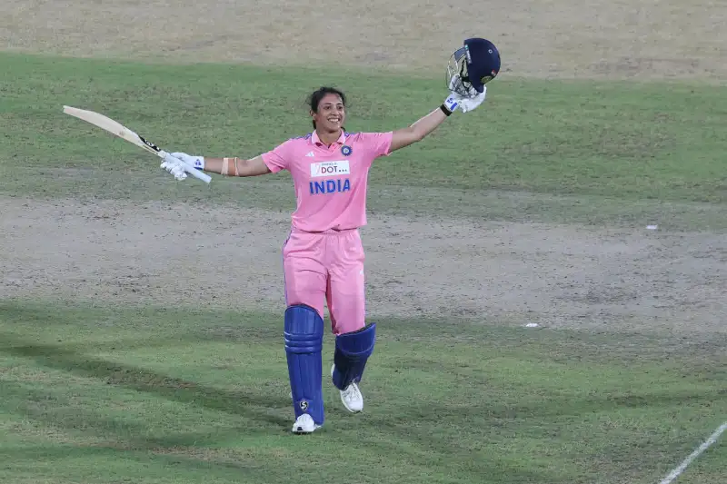 Smriti mandhana scores the fastest odi century for india 3