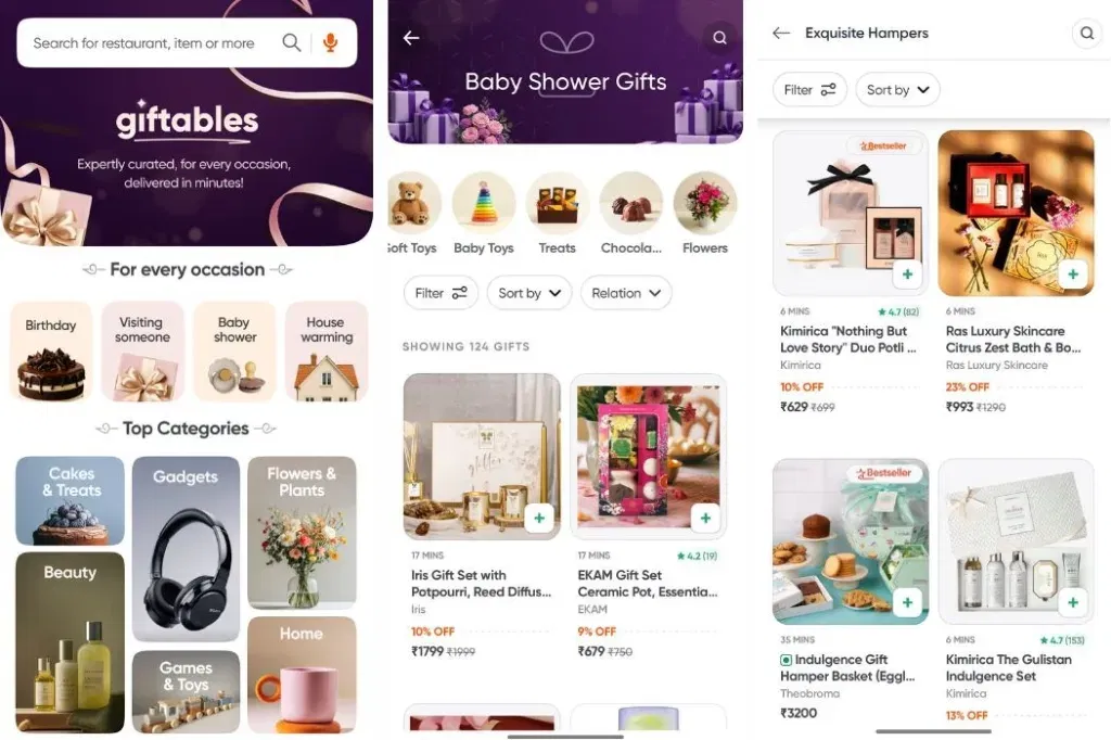 Swiggy Giftables: Send Perfect Gifts in 60 Minutes or Less!