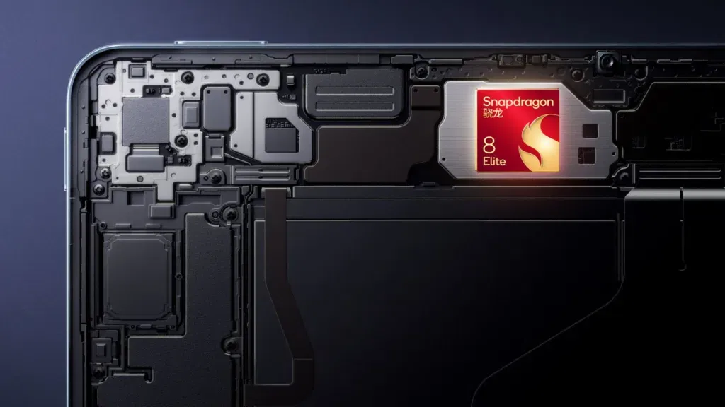 Xiaomi pad 8 pro internals showing chipset
