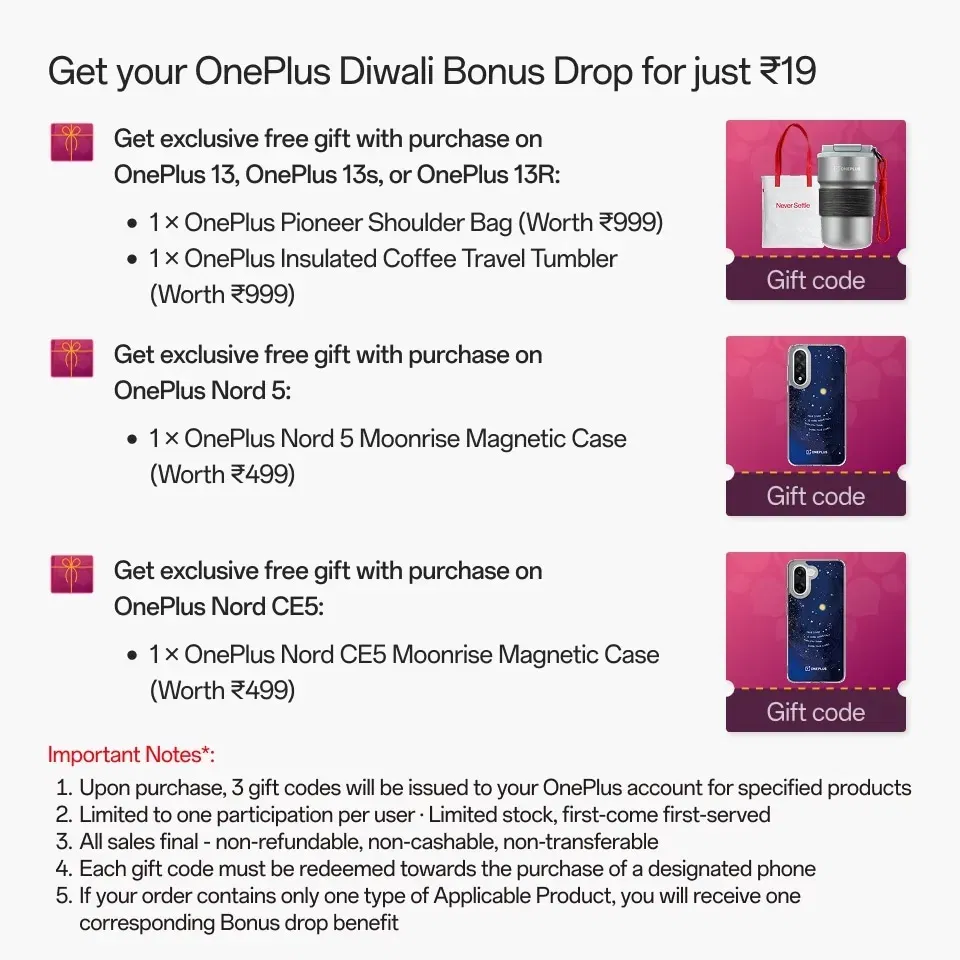Oneplus festive gifts 1