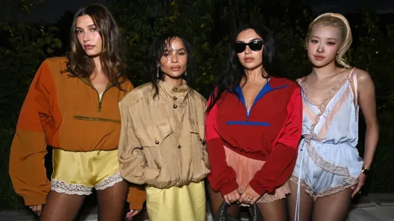 BLACKPINK’s ROSÉ Stuns at Saint Laurent Fashion Show Alongside Hailey Bieber, Zoë Kravitz & Charli XCX